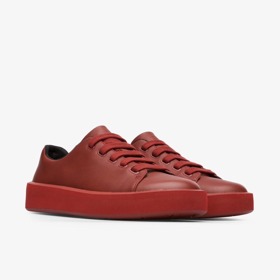 Camper Courb Red/Brown - Camper Women's Sneakers ||3159-TULQV||